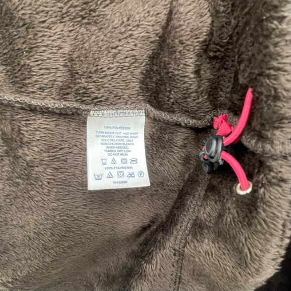 Land’s End Chocolate Brown Soft Fleece Full Zip Jacket - Picture 5 of 6